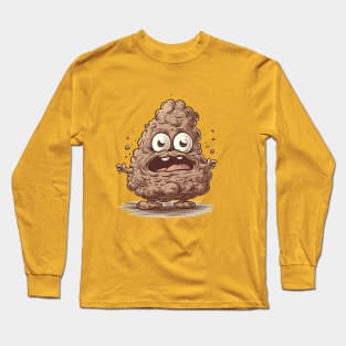 Poo Poo Head, PooPoo Head fun Long Sleeve T-Shirt